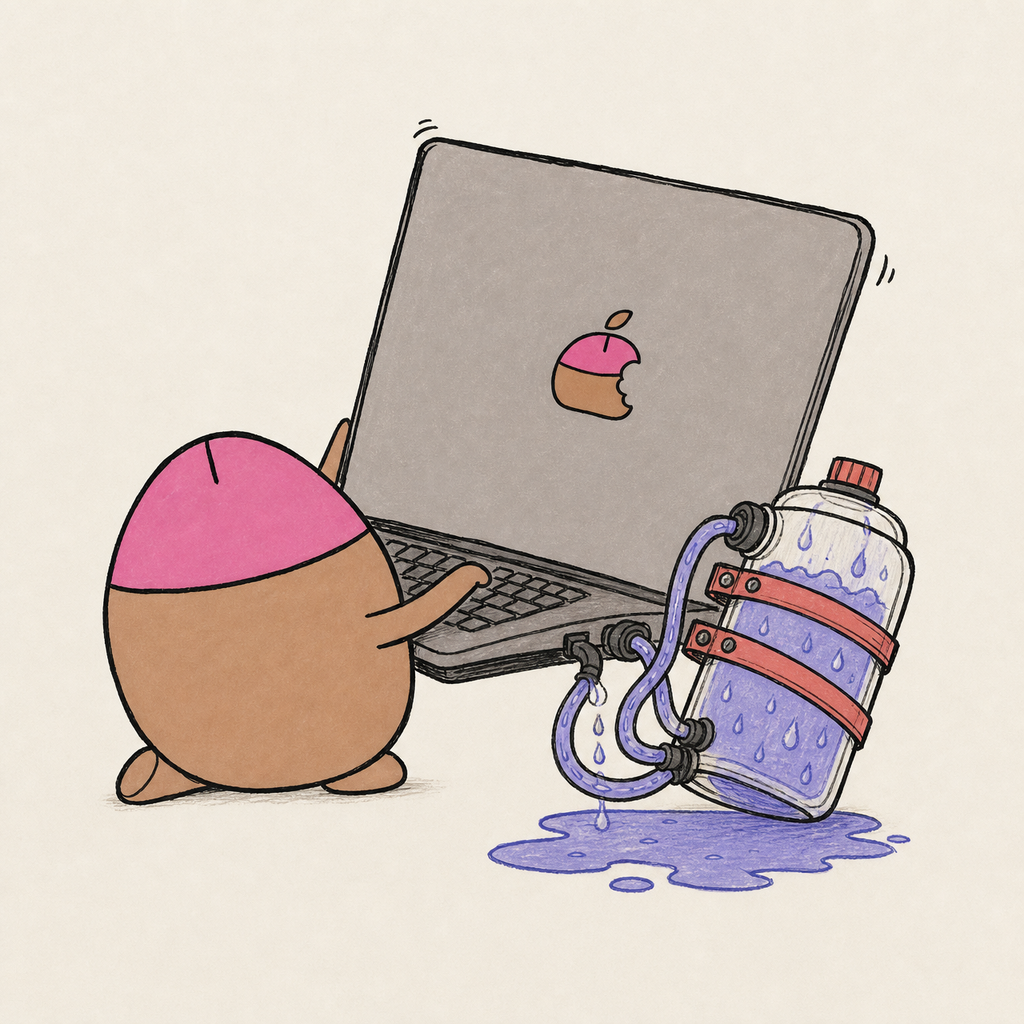 MacDih illustrated product scene